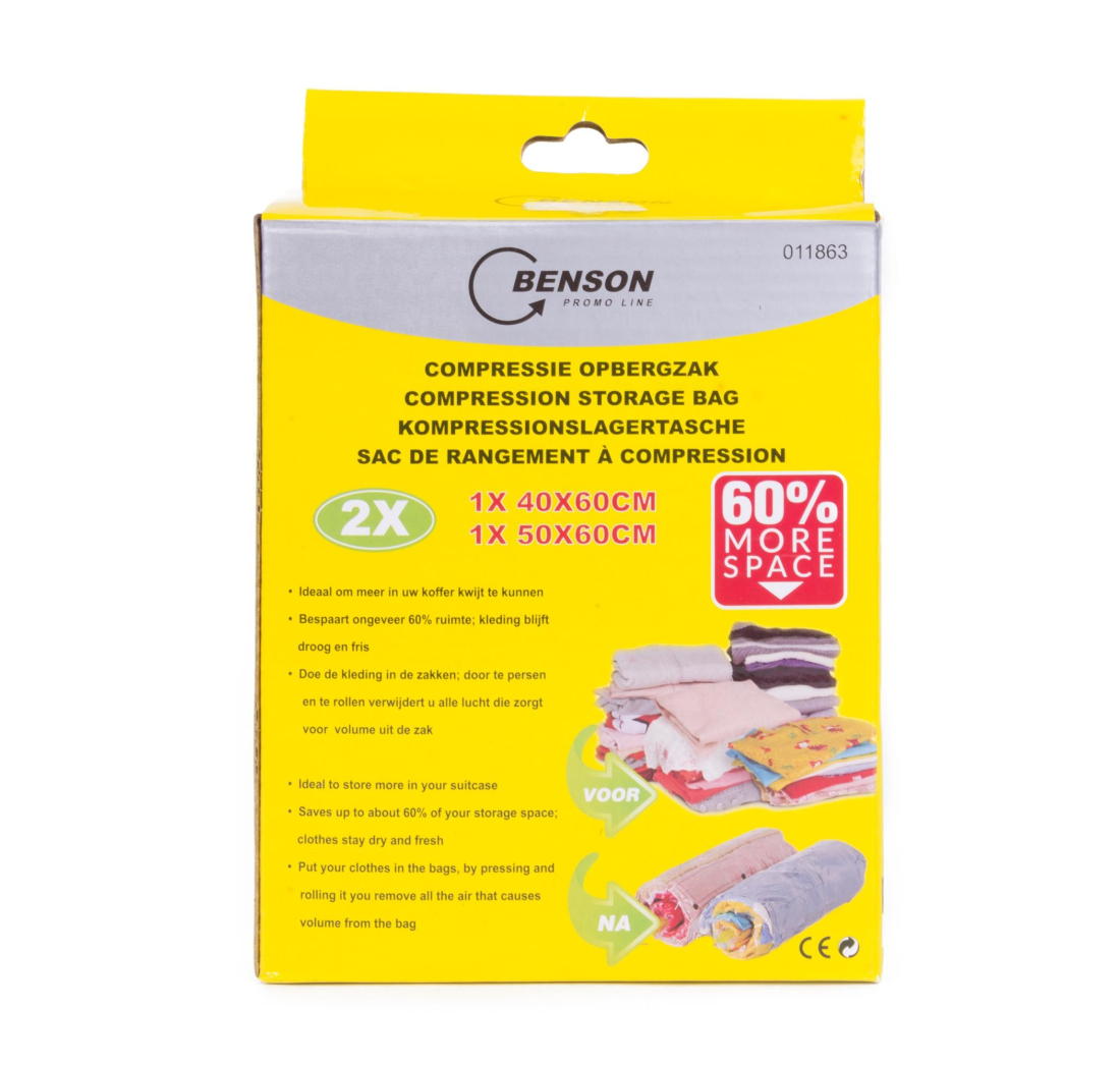 VREĆICE ZA PAKIRANJE 2 KOMADA 40x60 + 50x70 cm